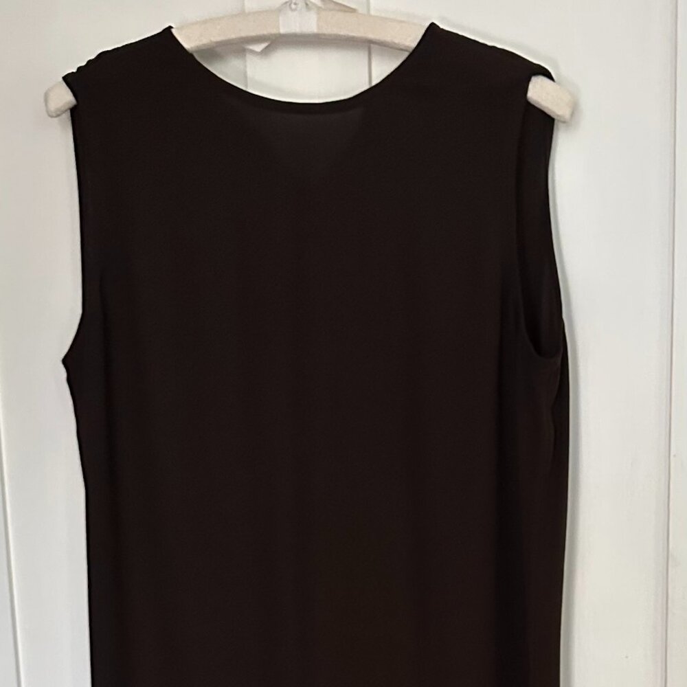 Eileen Fisher brown maxi dress